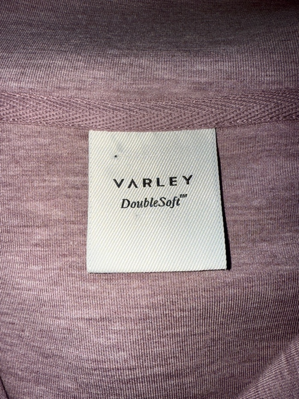 Varley | Hawley Sweat 1/2 Zip Pullover | Large | Rose Marl - Picture 9 of 13